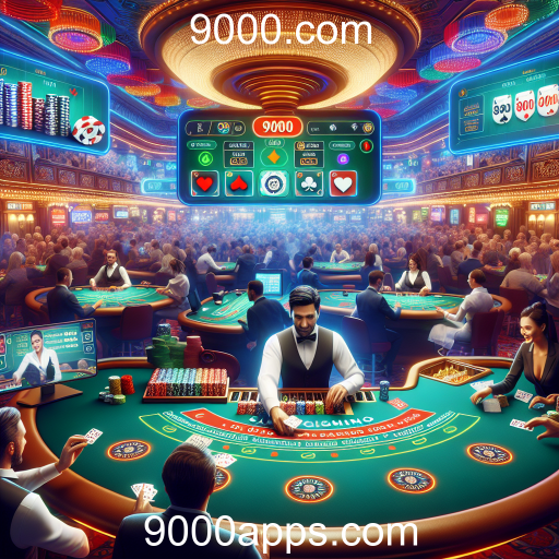 A Revolução do Cassino Ao Vivo no 9000.com